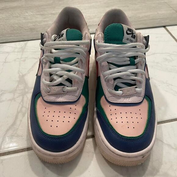 Nike Air Force 1 Shadow Low Mystic Navy Women’s Sneakers Size 7.5 - Picture 1 of 8